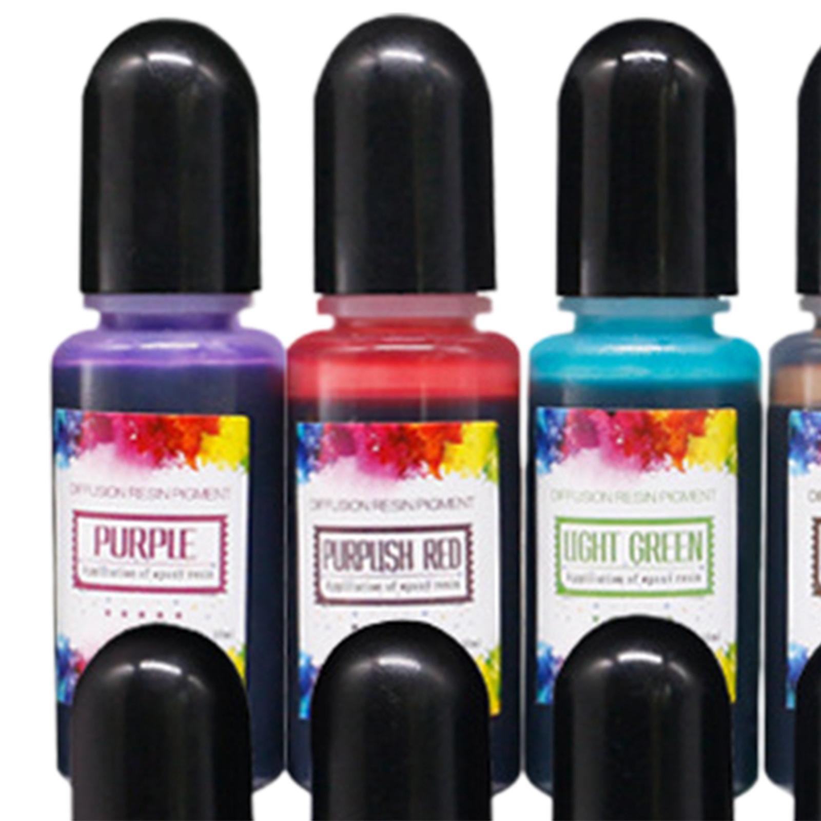 Resin Dye Alcohol - 24 Stück Alkoholtinten Epoxidharz-Pigment Flüssiger Farbstoff