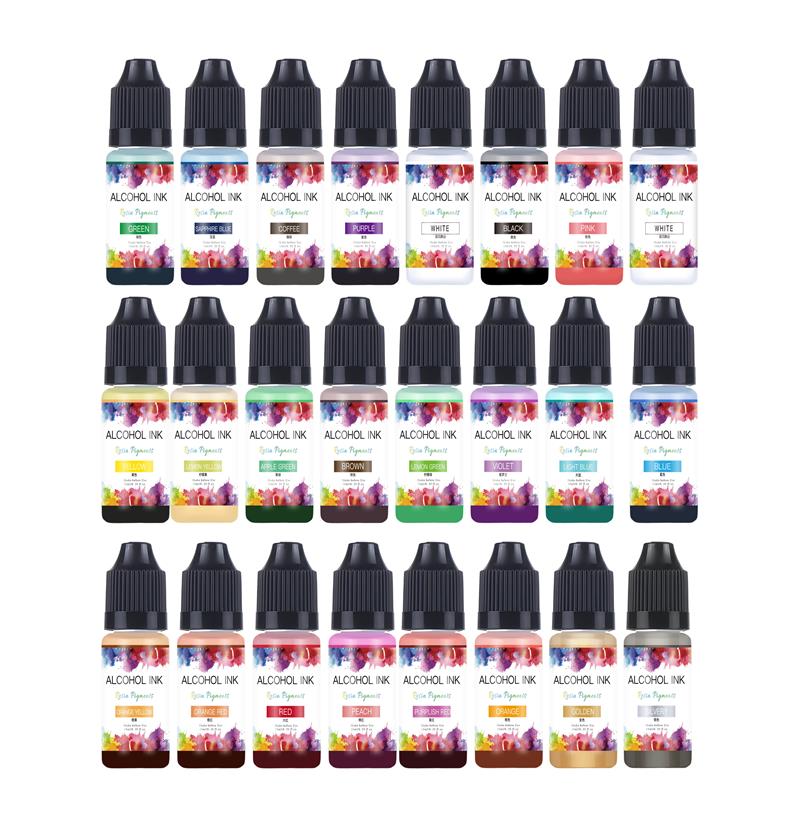Resin Dye Alcohol - 10ml/Flasche 22 Farben Alkohol Tinte Epoxidharz