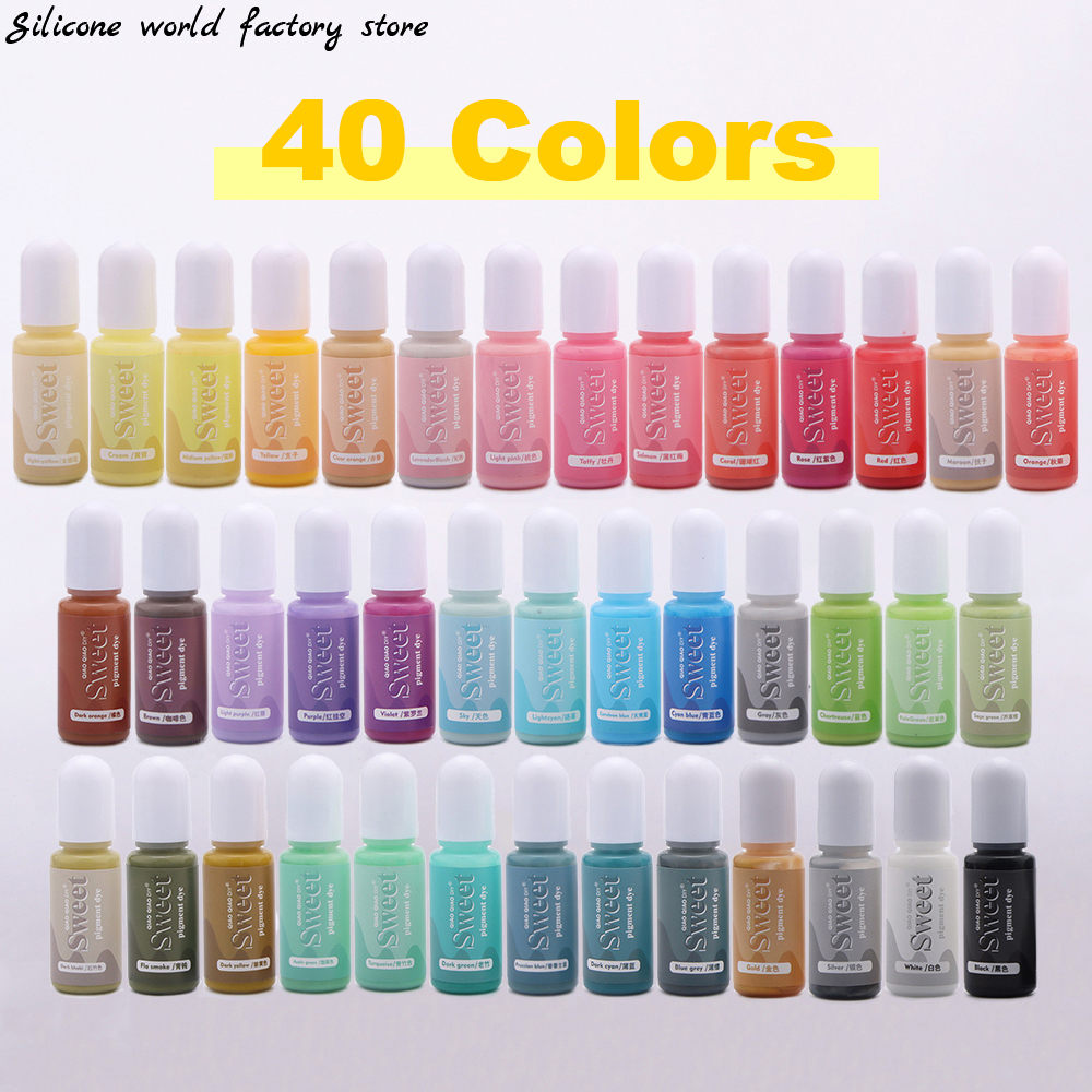 Resin Dye Alcohol - Silicone World 10ML Einfarbige Harz-Pigmente Ölige