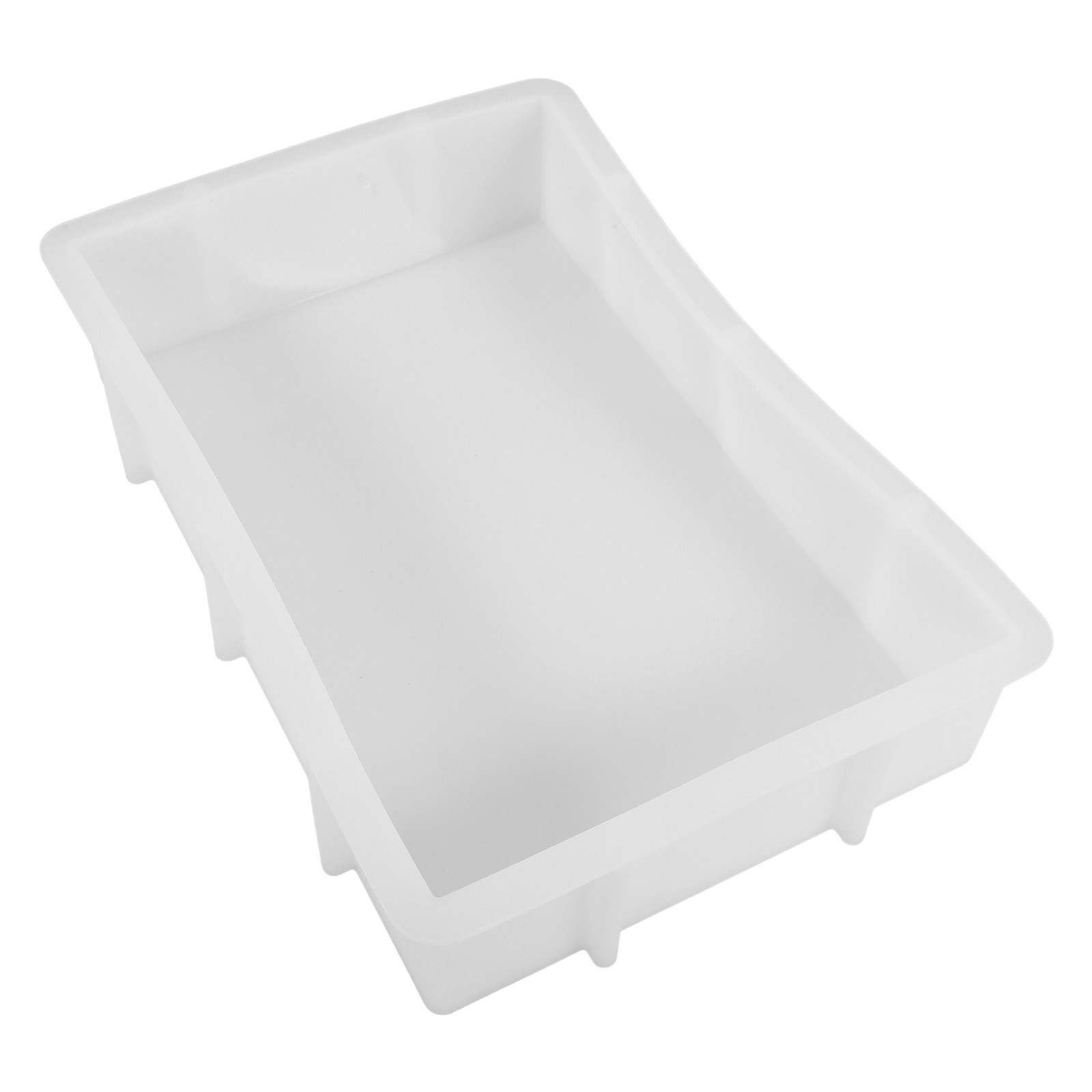 Silicone Mold Tray - Große rechteckige Harz-Silikonform, tiefe Schale für