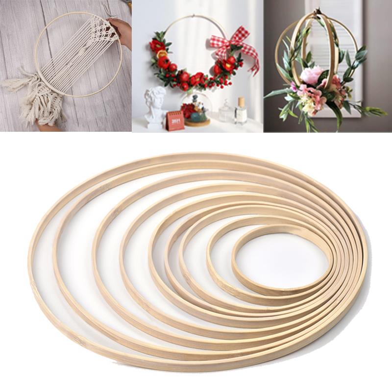 Wood Ring Blank - 1/5Pcs 8-33cm Holz DIY Handgemachten Catcher
