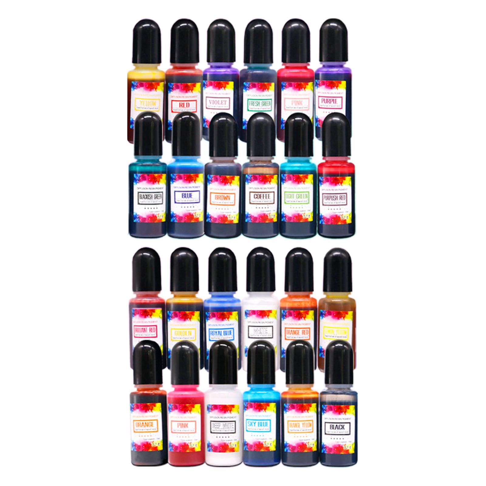 24 Stück Alkoholtinten Epoxidh – Resin Dye Alcohol Bewertung und Preis