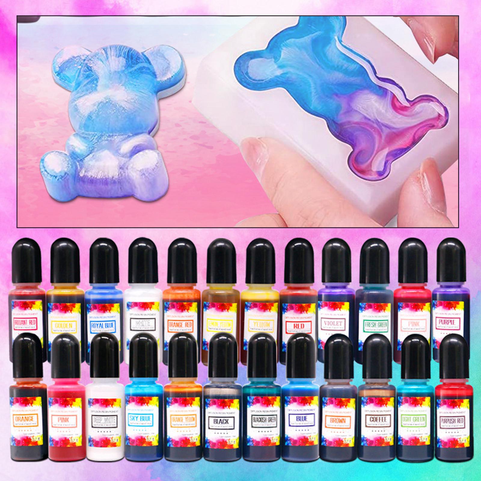 24 Stück Alkoholtinten Epoxidh – Resin Dye Alcohol Bewertung und Preis