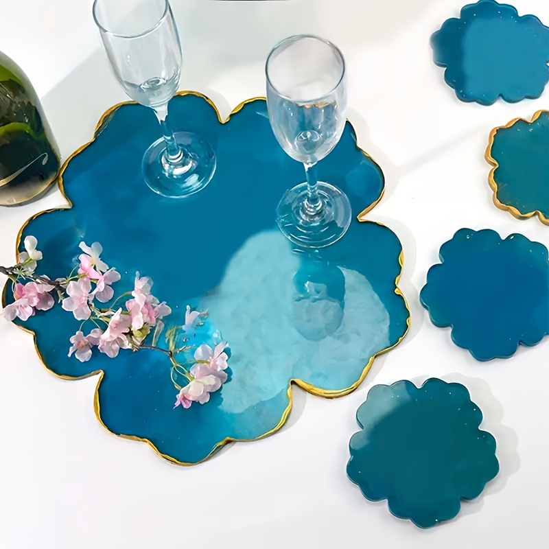5er-Set Spiegel-Blumenformen ( – Silicone Mold Tray Bewertung und Preis