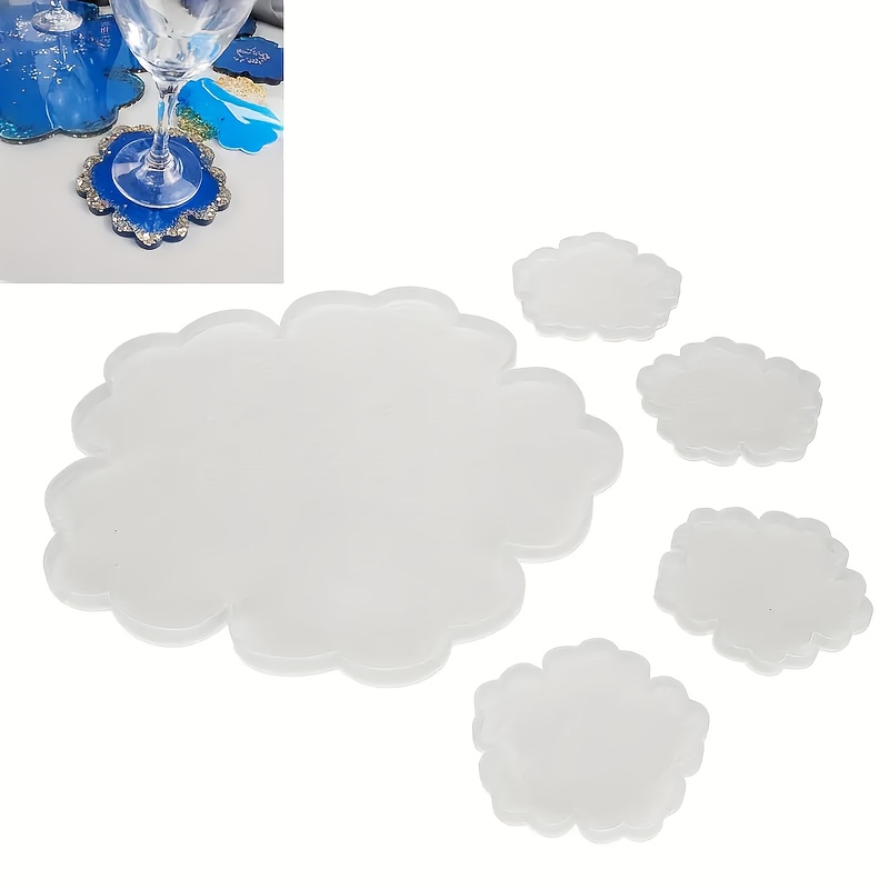 5er-Set Spiegel-Blumenformen ( – Silicone Mold Tray Bewertung und Preis