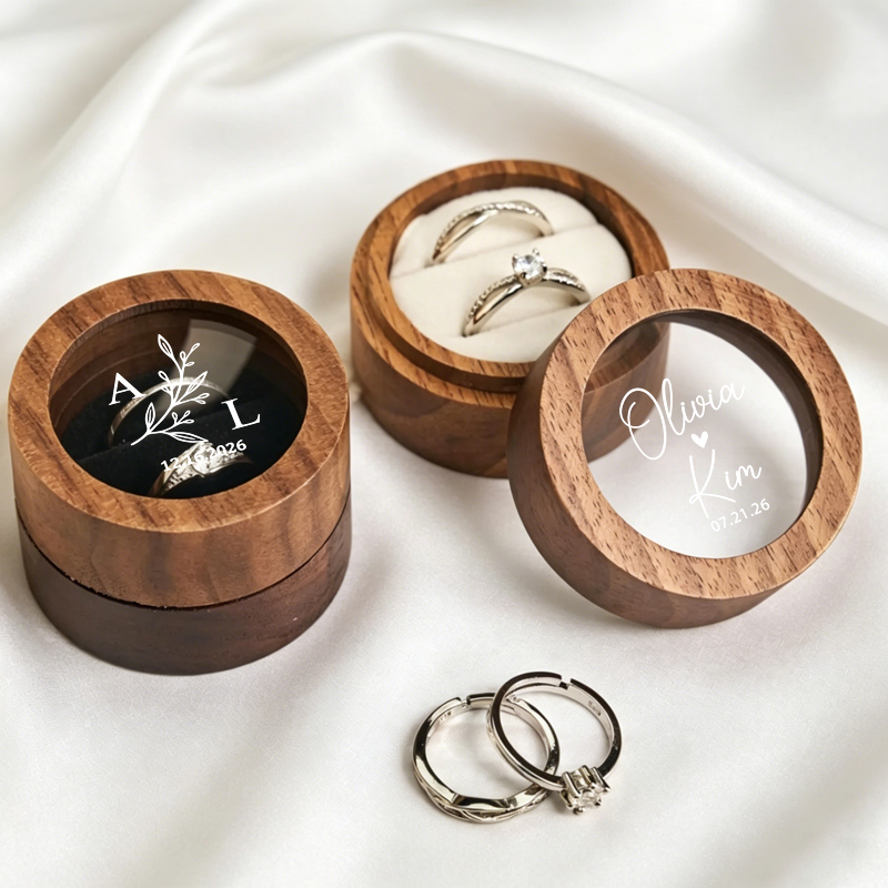 Personalisierte Hochzeits-Ring – Wood Ring Blank Bewertung und Preis