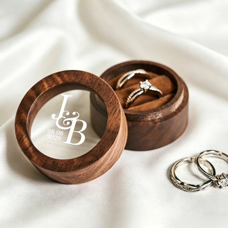 Personalisierte Hochzeits-Ring – Wood Ring Blank Bewertung und Preis