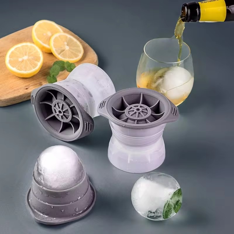 2PCS Silikon Sphärische Eiswür – Silicone Mold Tray Bewertung und Preis