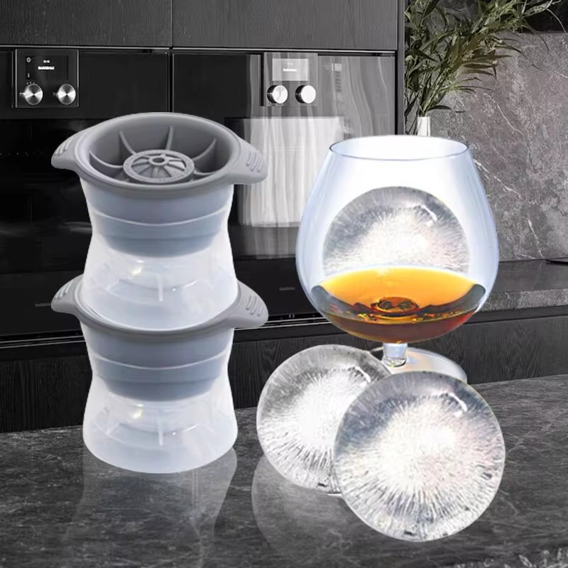 2PCS Silikon Sphärische Eiswür – Silicone Mold Tray Bewertung und Preis