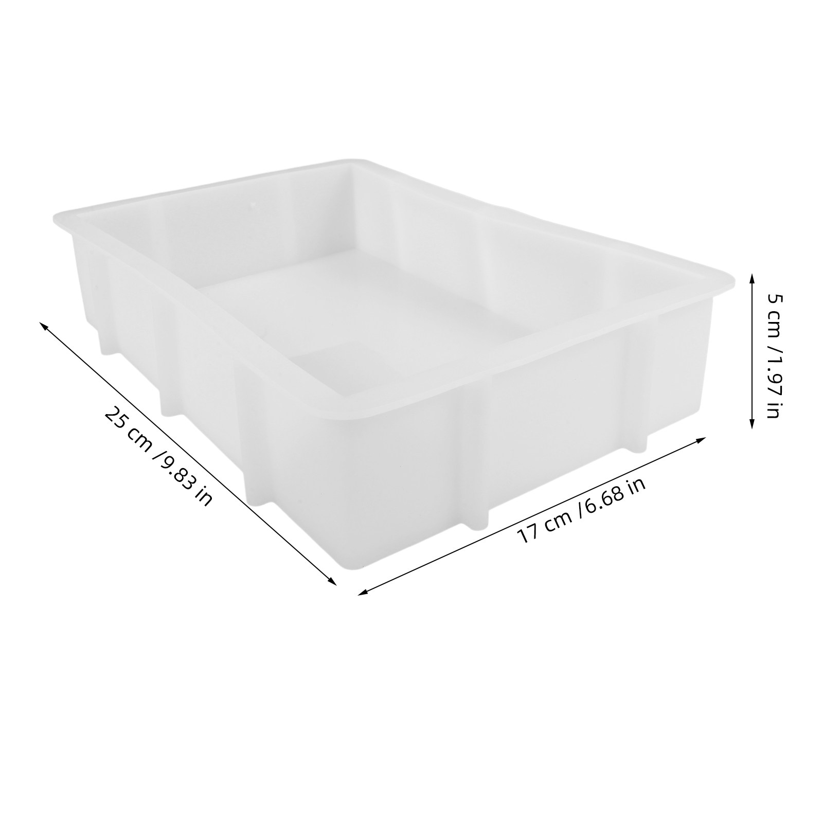 Große rechteckige Harz-Silikon – Silicone Mold Tray Bewertung und Preis