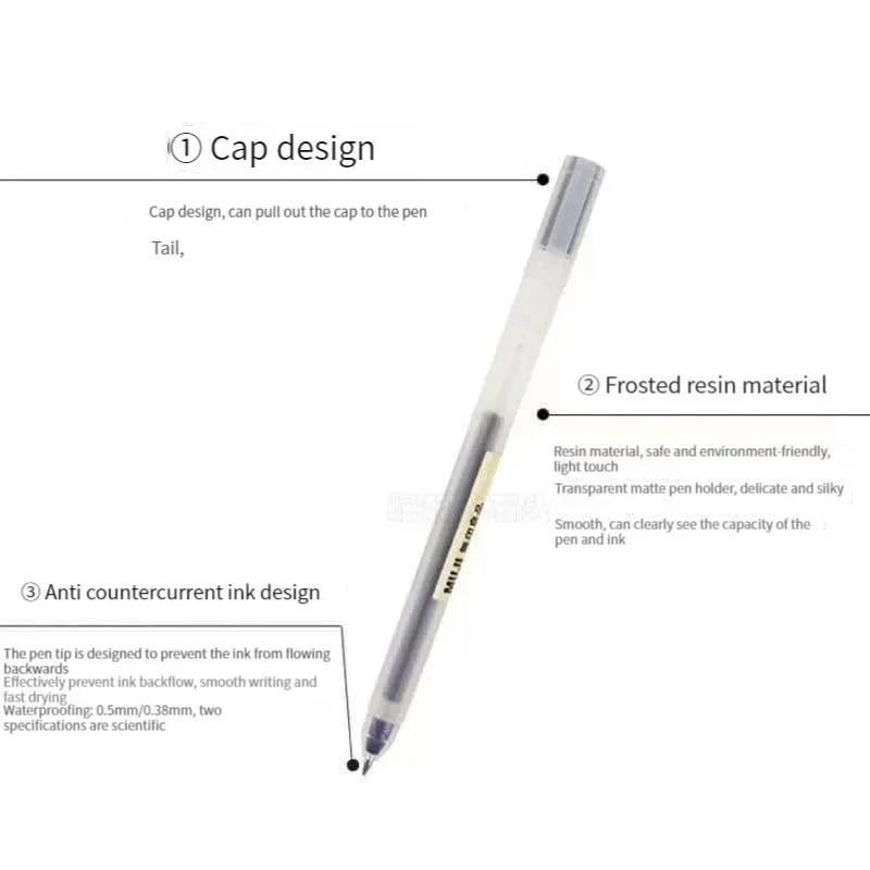 Schöner MUJI Gelstift Schwarz/ – Muji Stationery Gel Pen Bewertung und Preis