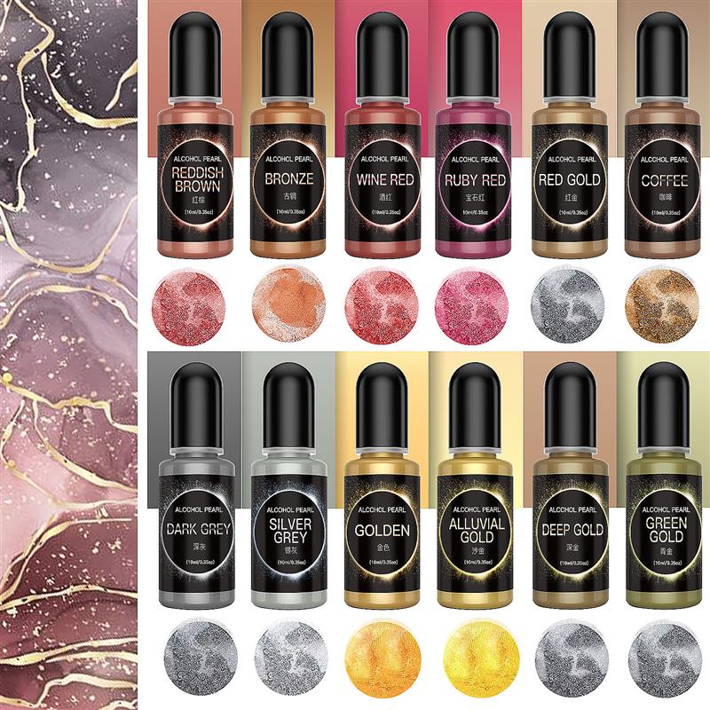 10 ml Epoxidharz-Pigment, flüs – Resin Dye Alcohol Bewertung und Preis