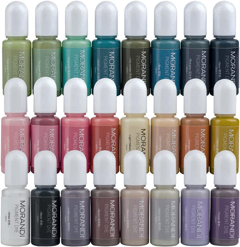 24 farben Morandi Undurchsicht – Resin Dye Alcohol Bewertung und Preis
