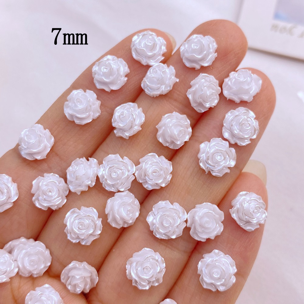 100 Stück neue süße Mini 5mm/7 – Flower Preservation Resin Bewertung und Preis